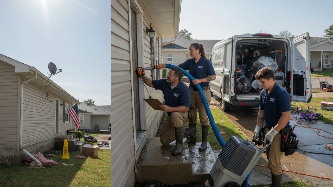 Ceiling Water Damage Restoration in Lula, MS near me
